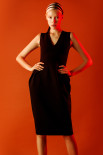 Slim dress Darya black