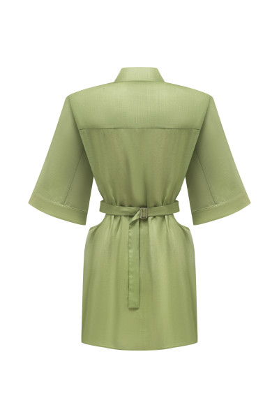 Lime Breeze Shirt Dress #4