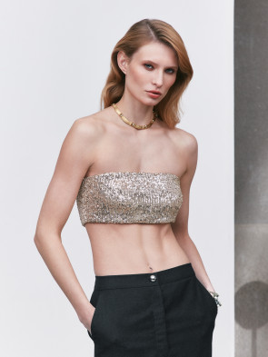 Bandeau top Sequin