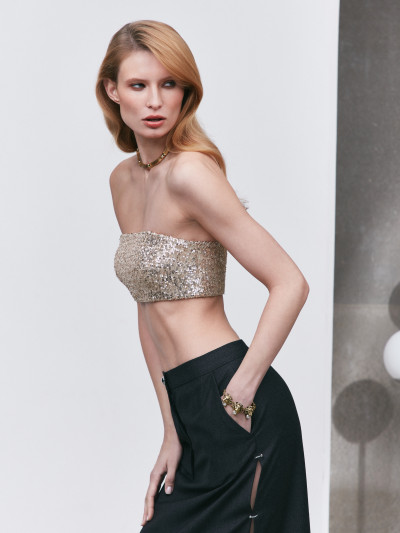 Bandeau top Sequin