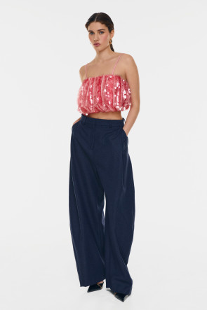 Wide Navy Trousers #2