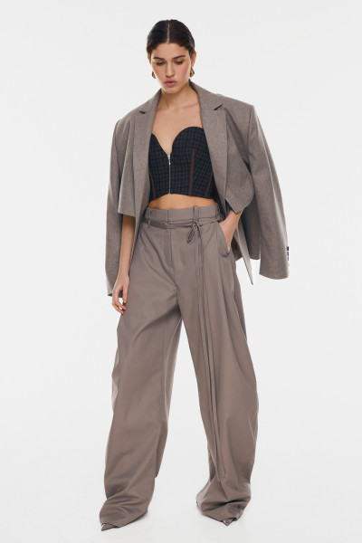 Pantalones barrel de algodón #3