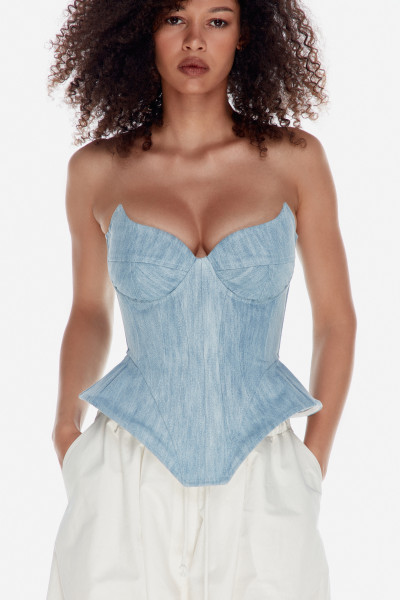 Denim Corset #3