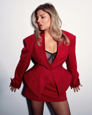 Chaqueta Sculpt roja #2