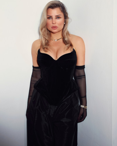 Corsé de terciopelo Lina #6