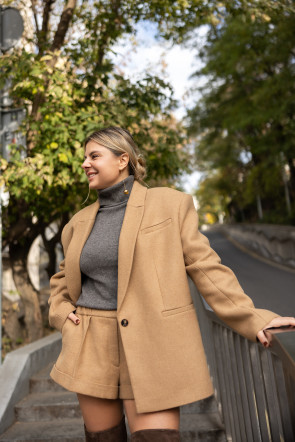 Caramel blazer