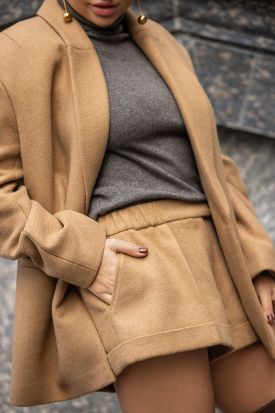 Caramel blazer