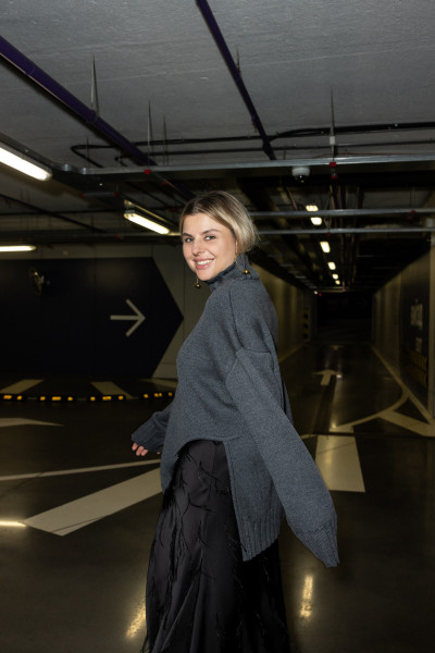 Grey oversized sweater #2