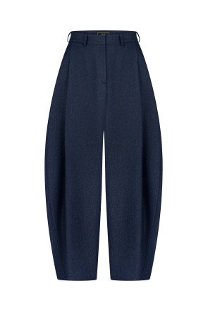 Wide Navy Trousers #1