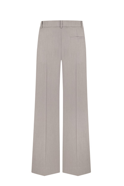 Oatmeal-colored trousers