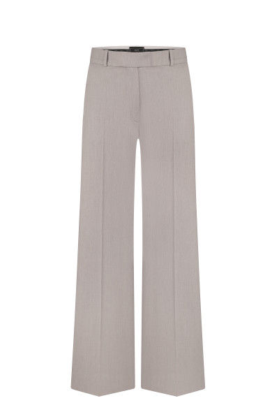 Oatmeal-colored trousers