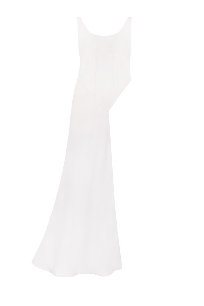 White Asymmetrical Tunic #6