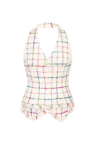 Chaleco Candy Tweed Vest #3