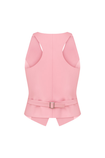 Pink Tailored Vest #4