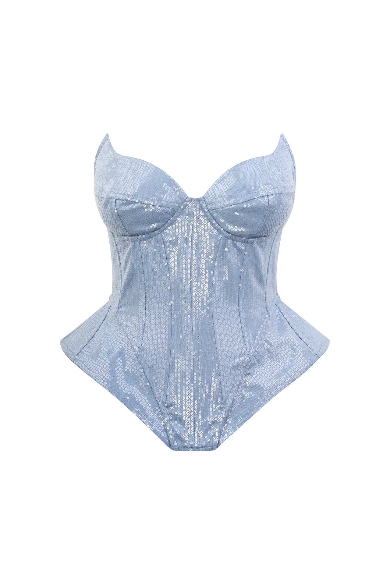 Blue Crystal Corset