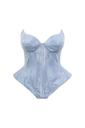 Blue Crystal Corset #1