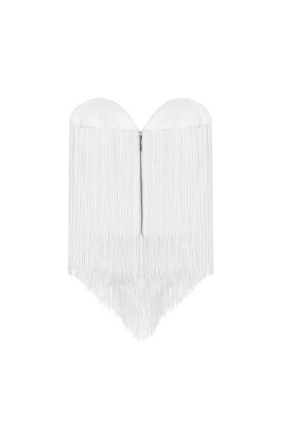 Fringe Corset ivory #4