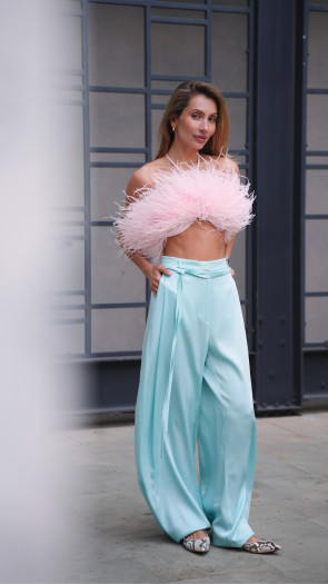 Pink Cloud Bustier Top #2