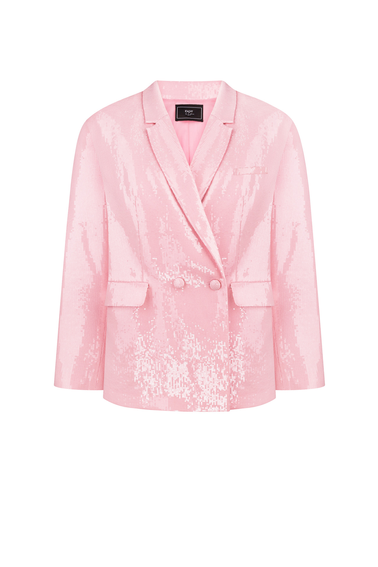 Baby Pink Sequin Blazer