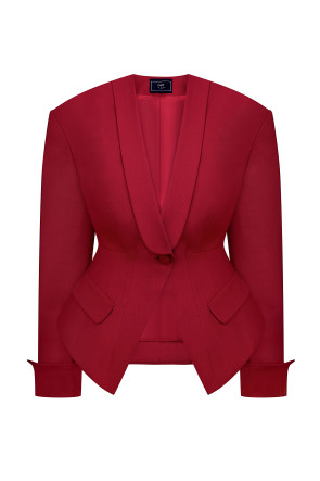 Chaqueta Sculpt roja #1