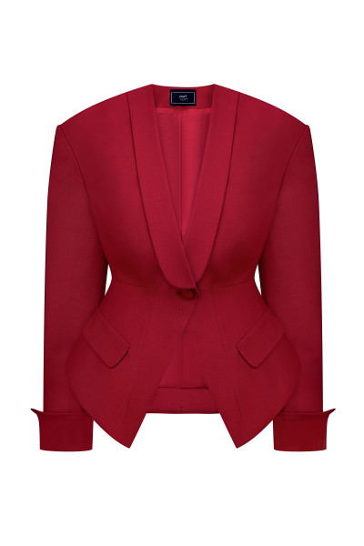 Chaqueta Sculpt roja #1