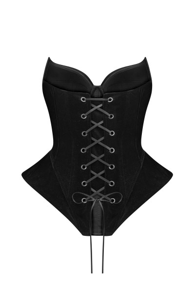 Corsé de terciopelo Lina #4