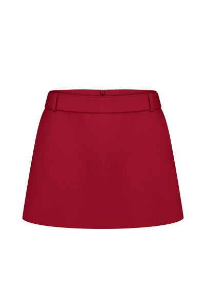 Falda mini roja #1
