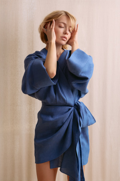 Linen dress ocean