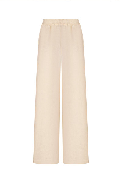 Linen suit cream