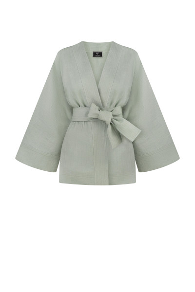 Linen suit mint
