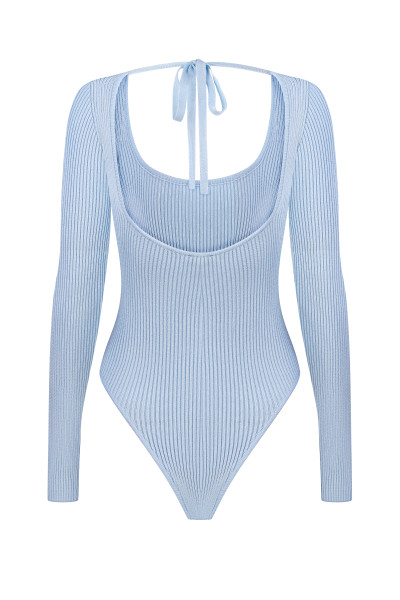 Blueberry Soft Rib Bodysuit #2