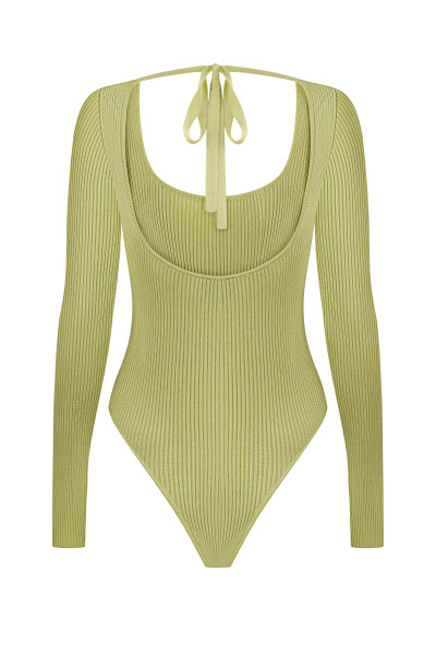 Matcha Soft Rib Bodysuit #2