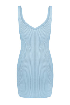 Knitted mini dress Ocean