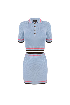 Трикотажний костюм Blueberry Stripe #2
