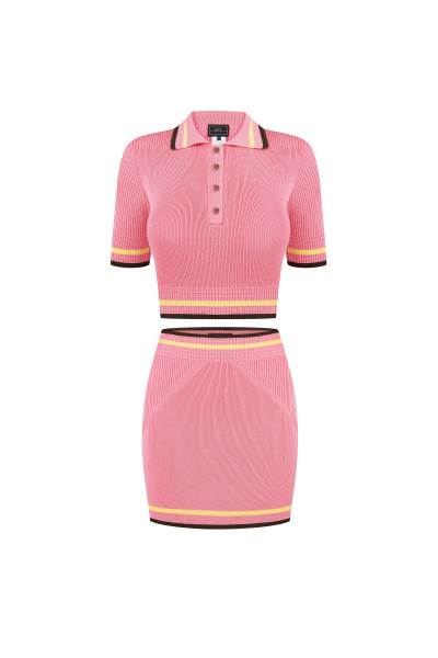 Strawberry Sugar Knit Suit #1