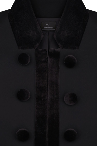 Black Jacket With Velour #5