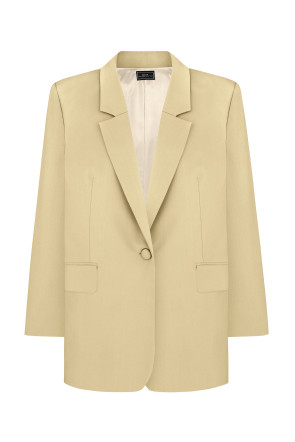 Oversized jacket Orla yellow