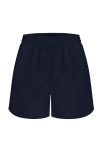 Linen shorts black