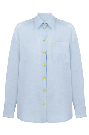 Linen shirt sky blue