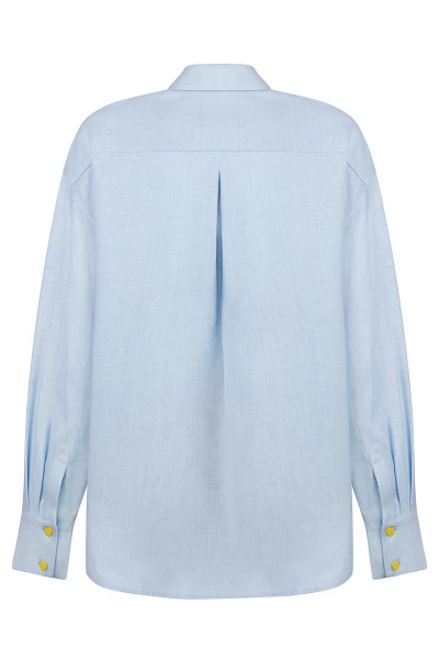 Linen shirt sky blue