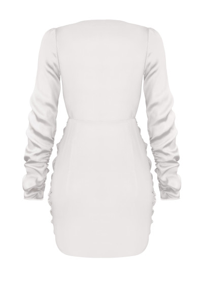 Silk dress SB white